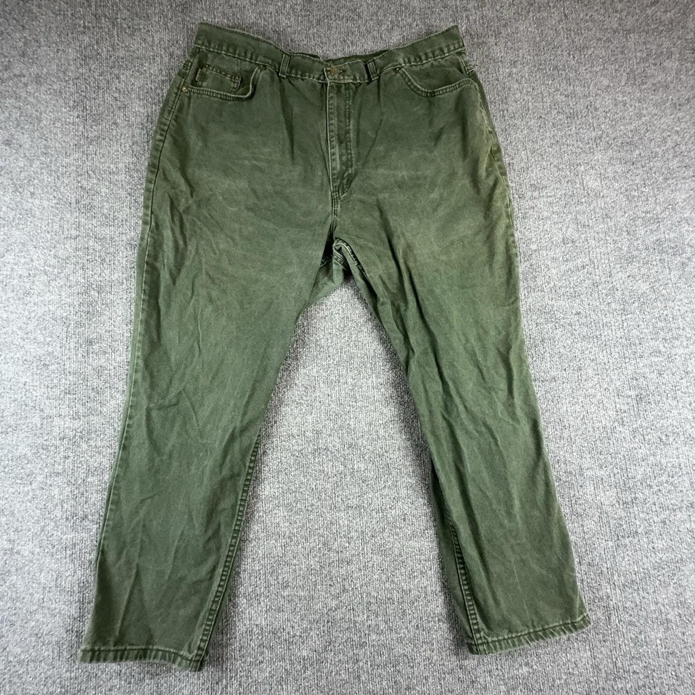 Vintage Chic Jeans Womens 24 WP Green High Rise Relaxed Tapered Denim 90s USA